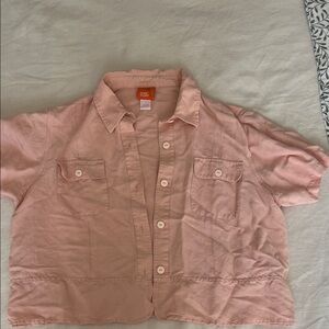 Hearts of Palm Soft Pink Button-Down Shirt
